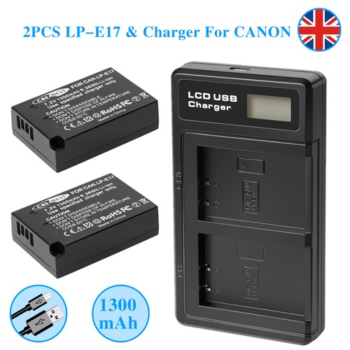 Batteria e17 - 2x, lp-e17