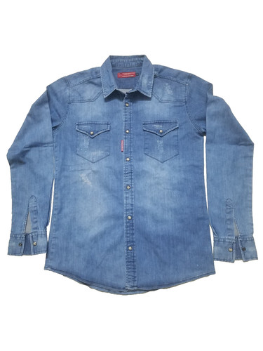 Dsquared2 camicia uomo denim - dsquared2,