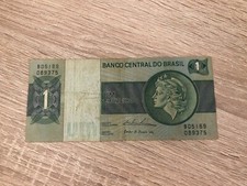 Banconota brasiliana Um Cruzeiro Banco Central do Brasil 