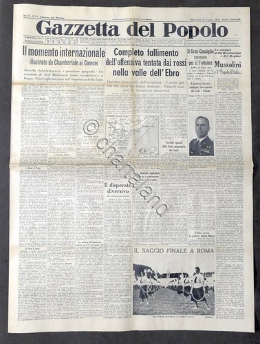 Giornale gazzetta del popolo - giornale,