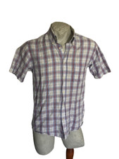 EL CHARRO Camicia da uomo western mezza manica button down cotone jersey size m