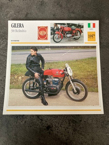 Carte fiche moto collection - moto,