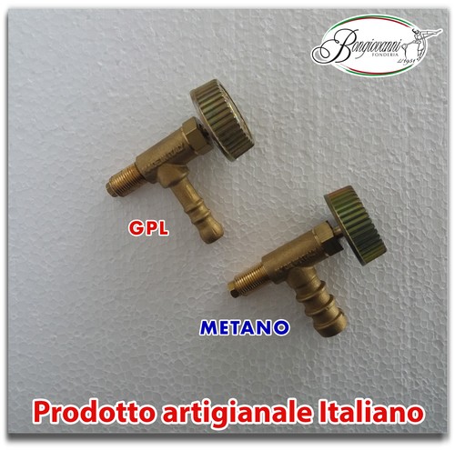 Rubinetto ottone gas metano - , o
