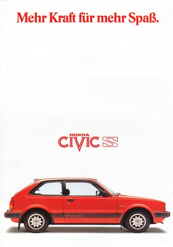 Brochure depliant honda civic - brochure,
