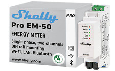 SHELLY PRO EM - 50A (2 PINZE 50A) Contatore di energia Wi-Fi e Bluetooth