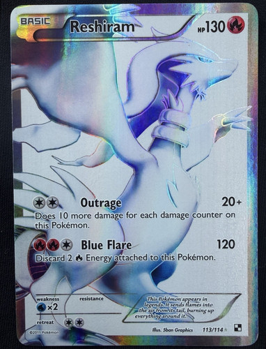 Pokémon reshiram 113 - pokémon, 113/114