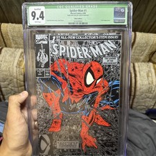 Spiderman #1 CGC 9.4 Silver Edition - Marvel - 1990 (firmato da Jim Salicrup)