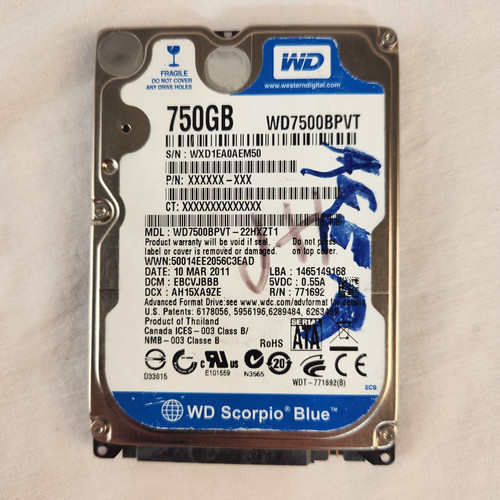 Western digital scorpio - western, wd