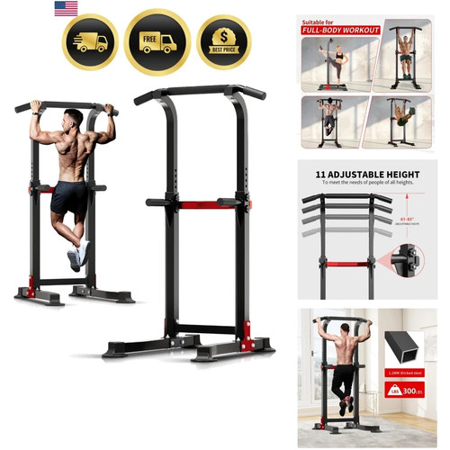 Pull bar dip - station, squat