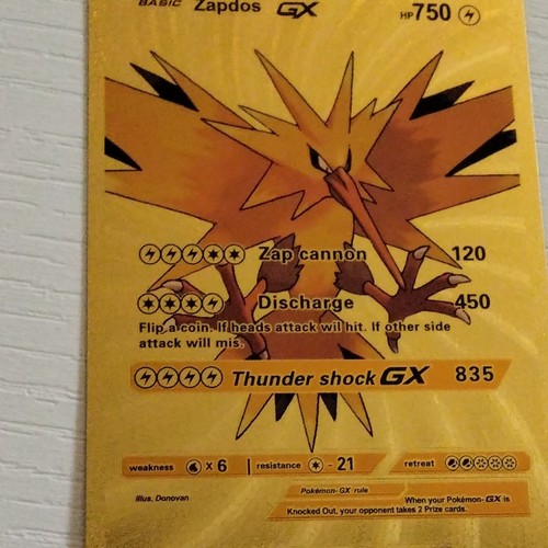 Pokémon zapdos 750 - zapdos, pv