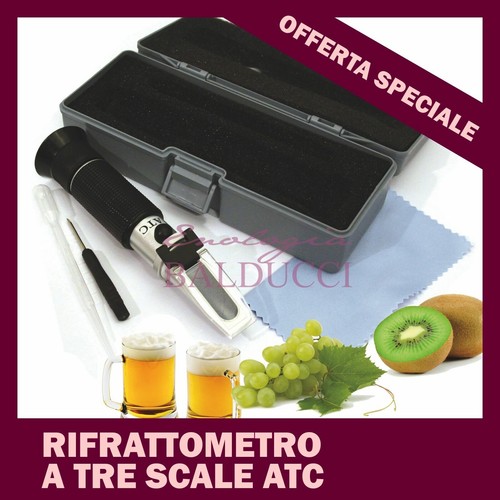 Rifrattometro tripla scala - rifrattometro,