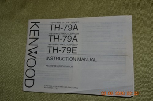 Manuale originale oem kenwood - oem,