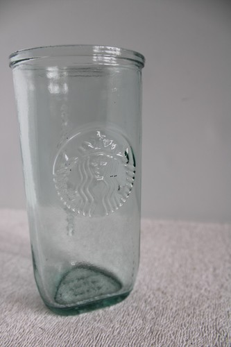 Starbucks 16oz triangle glass - starbucks,