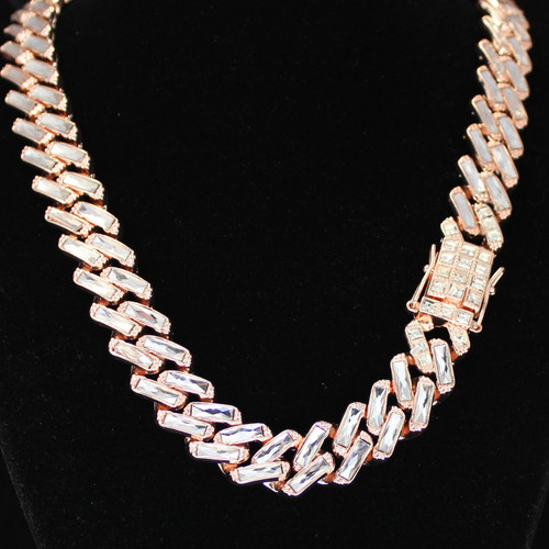 Collana uomo baguette - collana, mm