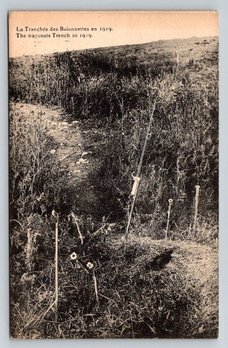 Ww1 fossa delle - fossa, baionette