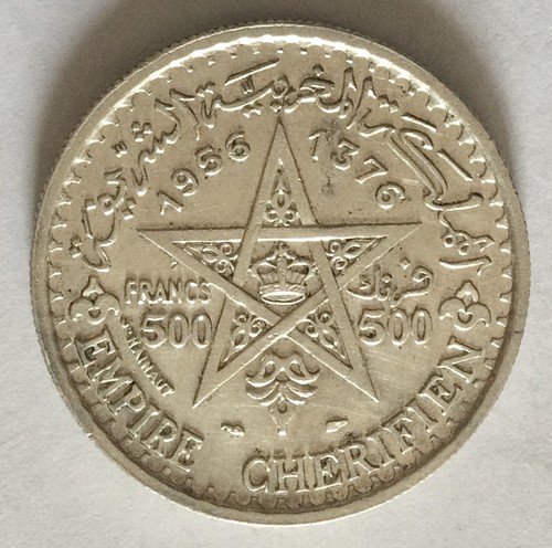 Marocco moneta da 500 - -,