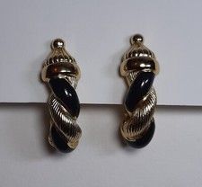 Orecchini Vintage Firmati CHRISTIAN DIOR Originali Dorato