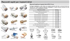 RACCORDI RAPIDI PER IMPIANTI IDRICI ø 12 MM - NAUTICA GOMMONE BARCA VELA