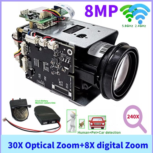 Telecamera 8mp 240x - 4k,