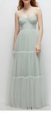 Abito bustier in tulle