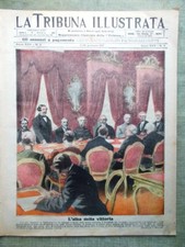 La Tribuna Illustrata 21 Gennaio 1917 WW1 Croce Rossa Conferenza Lyautey Sanremo