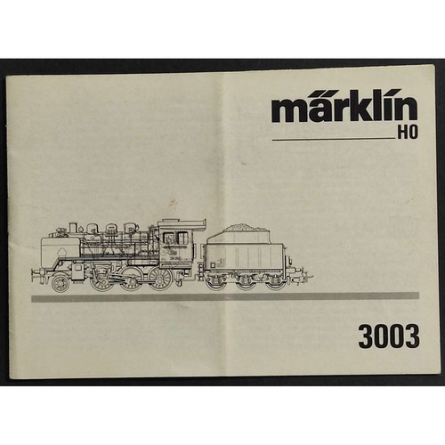 Libretto istruzioni marklin - istruzioni, ho