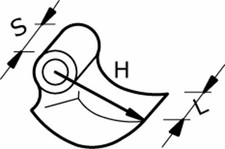 Mazza trincia lunghezza 80mm