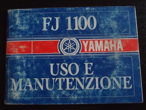 Yamaha 1100 1984 manuale - yamaha,