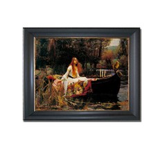 Lady of Shalott con cornice