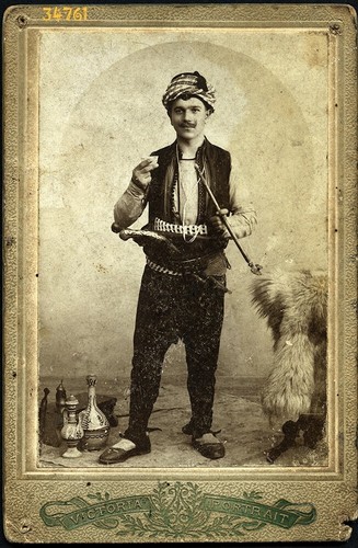 Uomo costume guerriero - in,