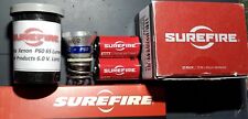 Bulbo Xenon Orig. Surefire P60 - 65 Lumen + 2 Batterie CR123A 3.0 V. - Abbinata