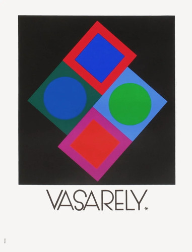 Victor vasarely affiche - vasarely,