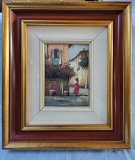 QUADRO OLIO SU TELA CON