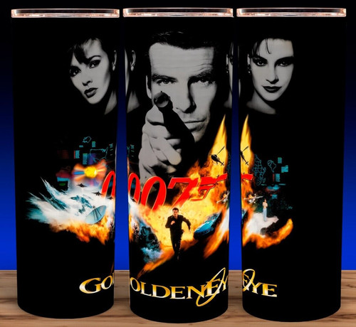 Goldeneye 007 bicchiere - goldeneye,