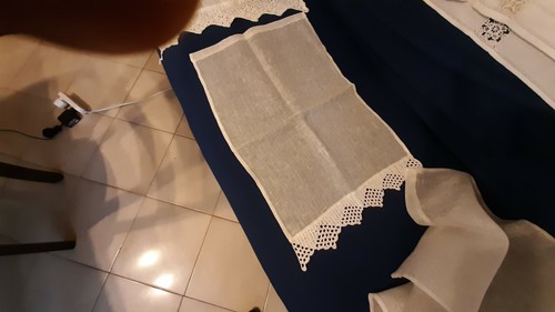 Tendine puro lino bianche - tendine,