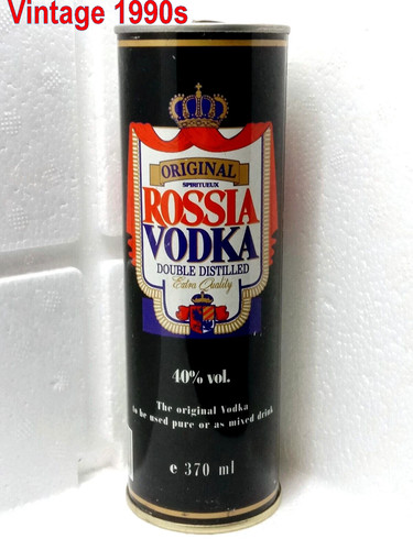 Rossia vodka lattina vuota - rossia,