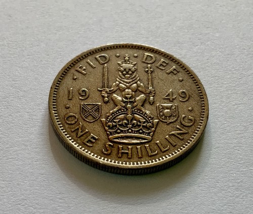 Regno unito one shilling - shilling, 1949