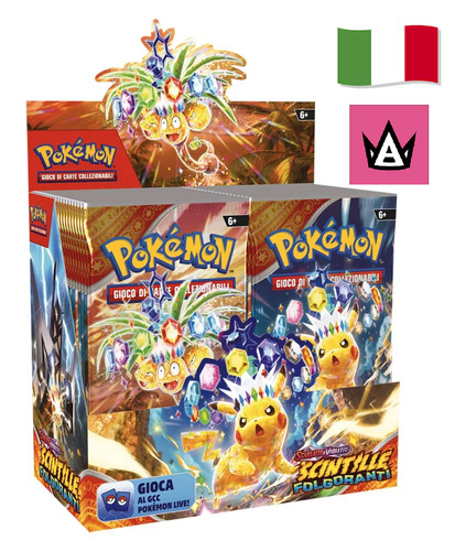 Box carte scintille folgoranti - box,