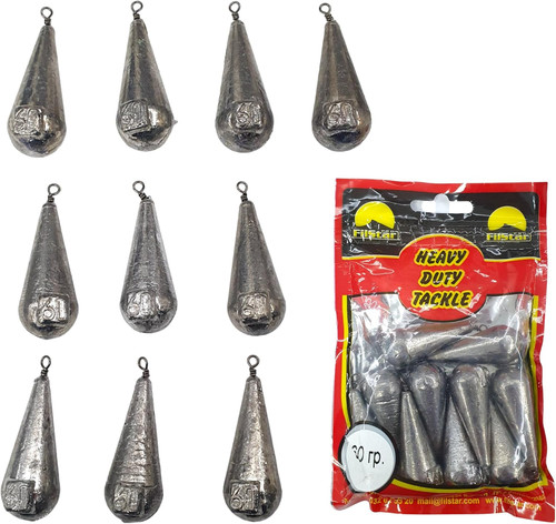 Piombi pesca forma - forma, goccia