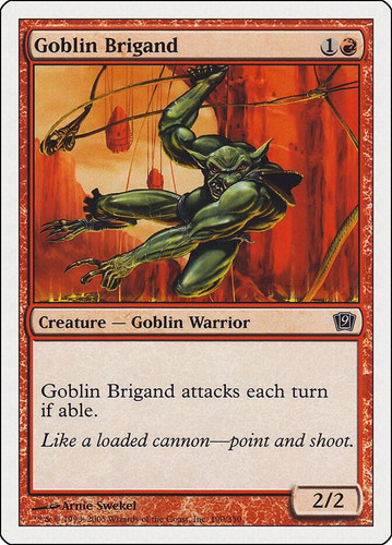 Mtg magic goblin - 1x,