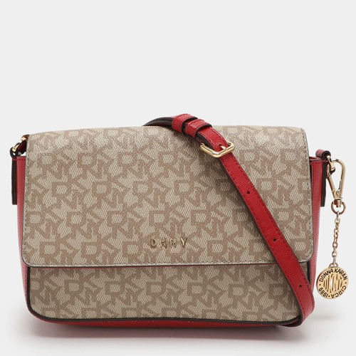 Borsa tracolla dkny beigered - borsa,