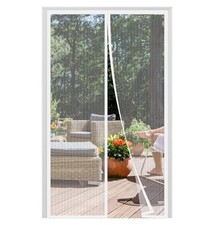 Zanzariera Magnetica per Balconi Finestre Bianca 220 x 110 cm