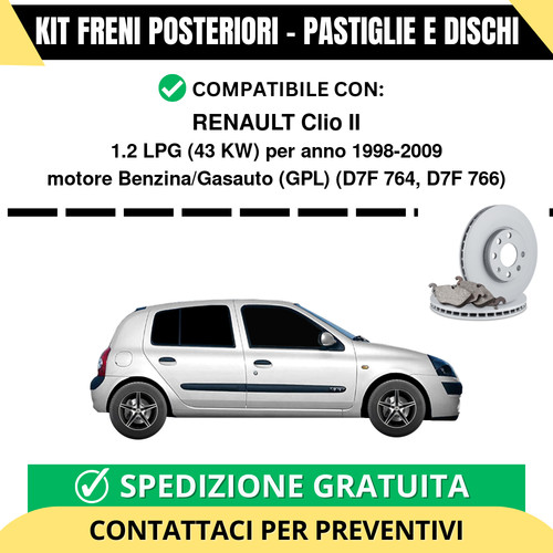 Kit freni posteriori per - kit,