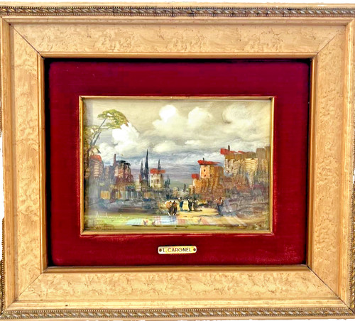 Quadro olio luigi - olio, cargnel