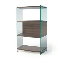 LIBRERIA BIFACCIALE VETRO