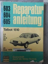 Original repair manual Talbot