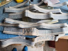 KIT 7pz MODANATURA ADESIVI FIAT PANDA 141 750 YOUNG - VERDE