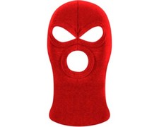 Rosso Balaclava 3 Fori SAS