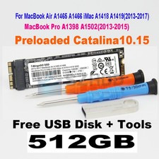 Nuovo SSD da 512 GB adatto per Apple MacBook Air 2013 2014 2015 A1465 A1466 MBP A1502 A1398