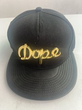 Cappello nero Dope, orlo